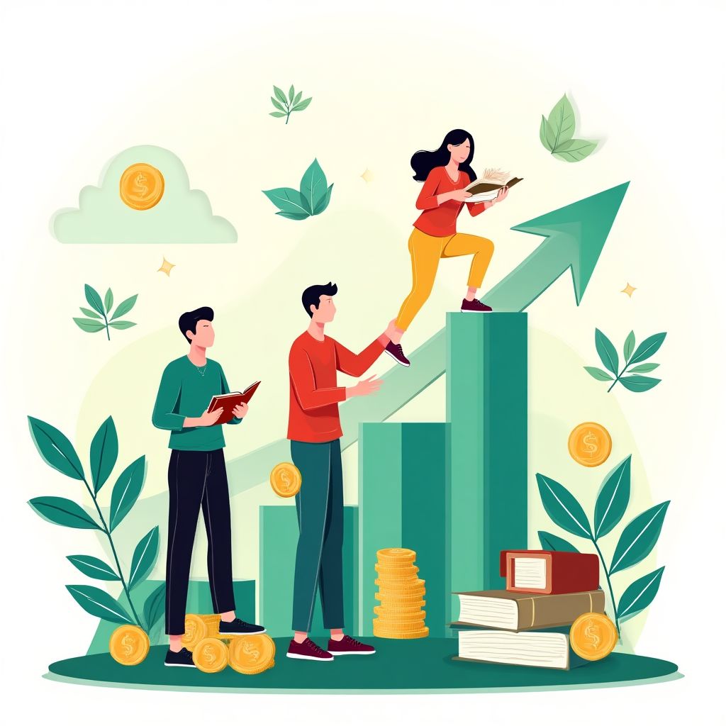 Visual representation of company mission and values
